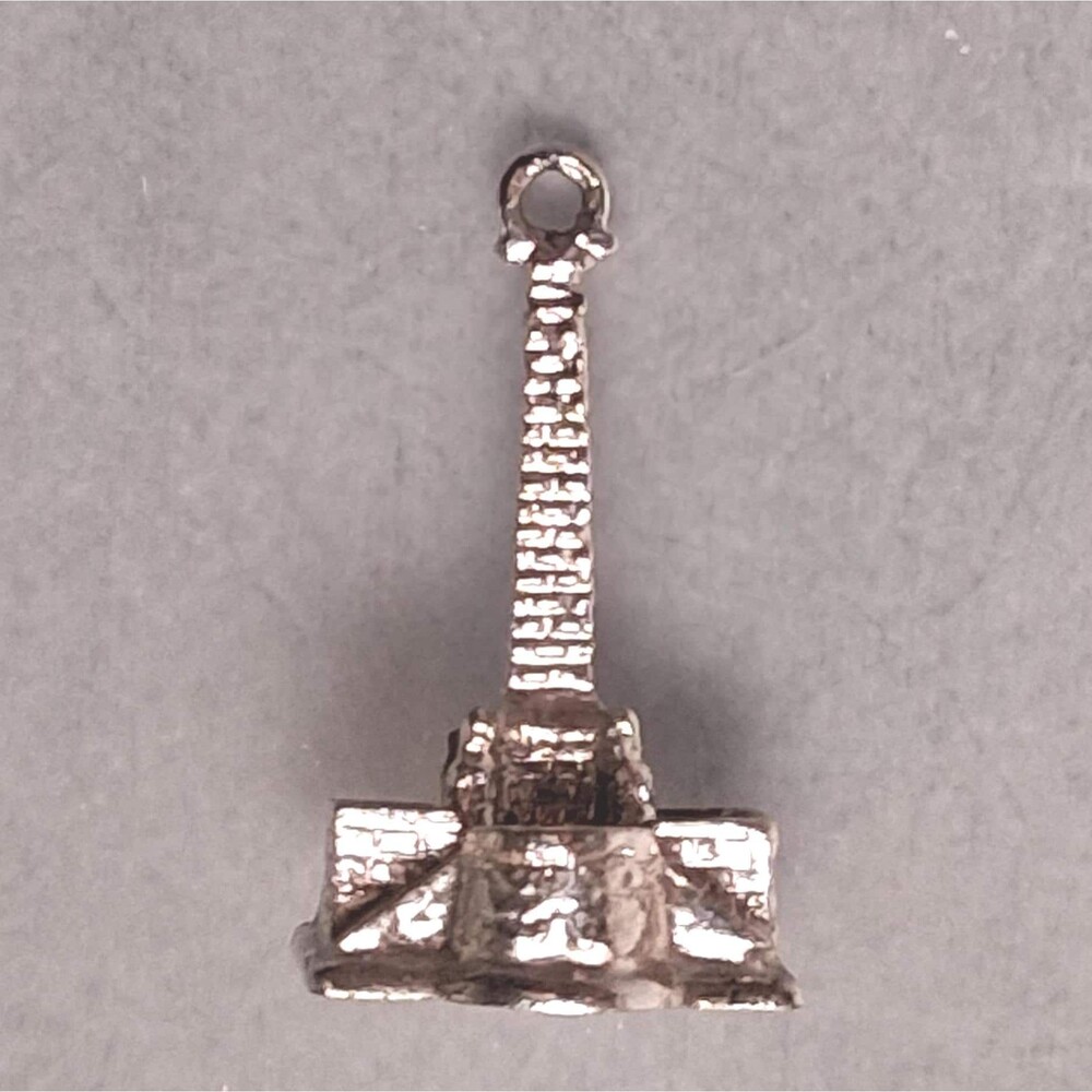 Sterling Lincolns Tomb Charm 3D Illinois Kinney